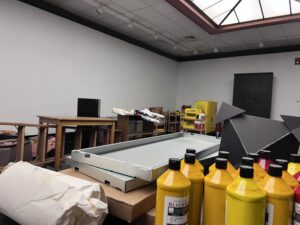 Art supply relocation